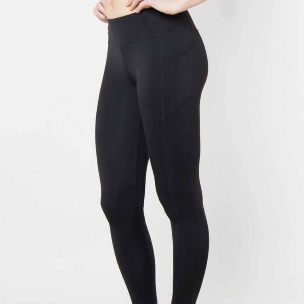 Leggings, Black Running/Athletic Kyodan w/Pocket